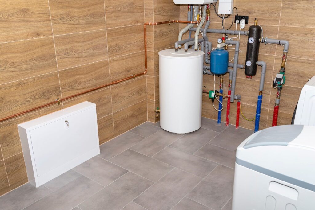 Residential water heater and plumbing system installed in Murray
